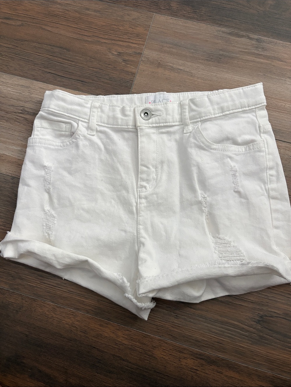 Children’s Place white Denim Shorts 12